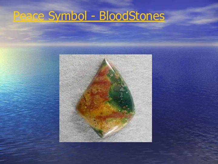 Peace Symbol - BloodStones