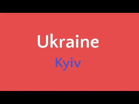 Ukraine Kyiv