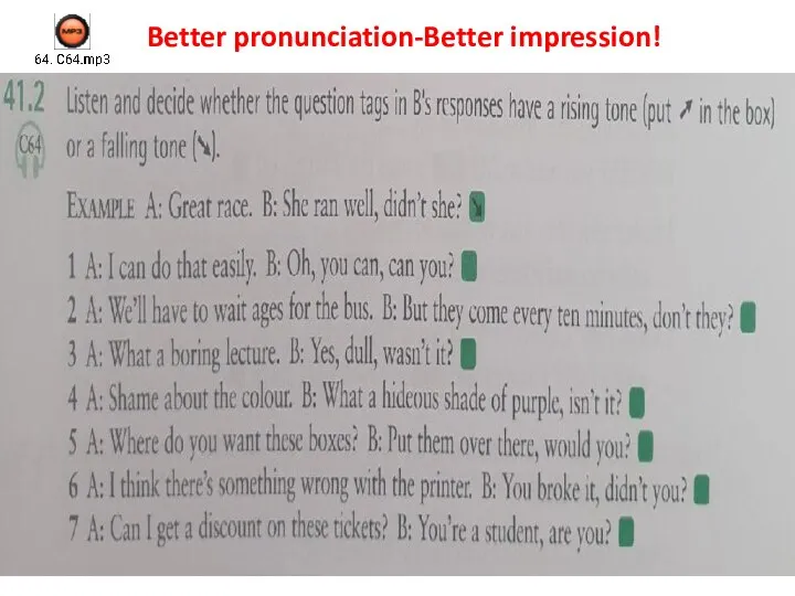 Better pronunciation-Better impression!