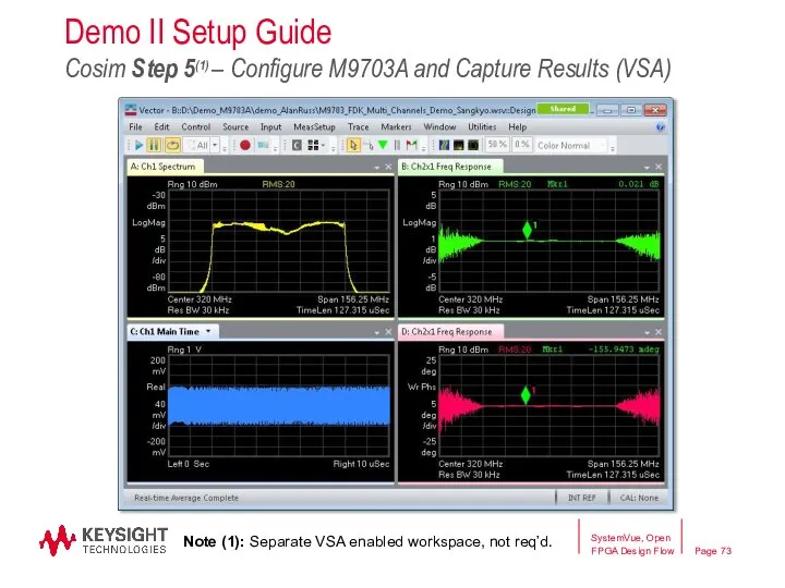 SystemVue, Open FPGA Design Flow Demo II Setup Guide Cosim Step