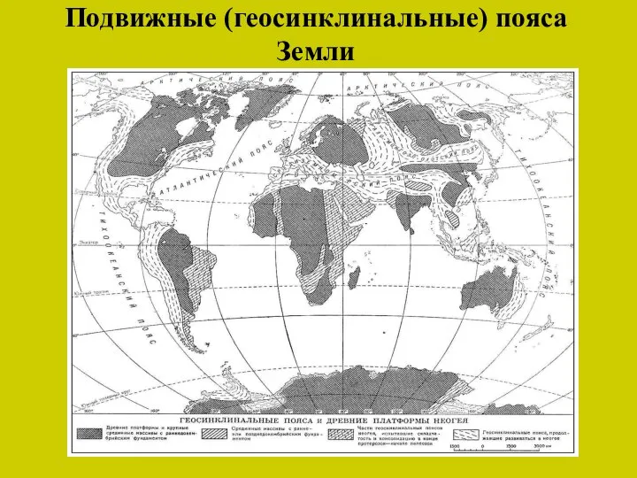 Подвижные (геосинклинальные) пояса Земли