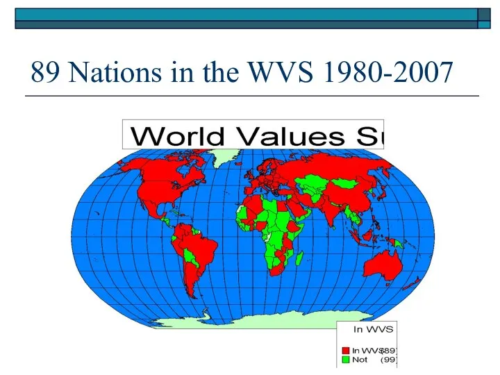 89 Nations in the WVS 1980-2007