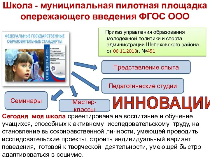 Приказ управления образования молодежной политики и спорта администрации Шелеховского района от