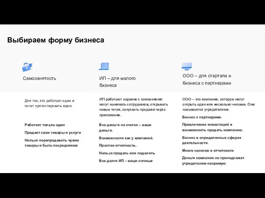 Для тех, кто работает один и хочет протестировать идею Самозанятость ИП