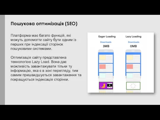 Платформа має багато функцій, які можуть допомогти сайту бути одним із