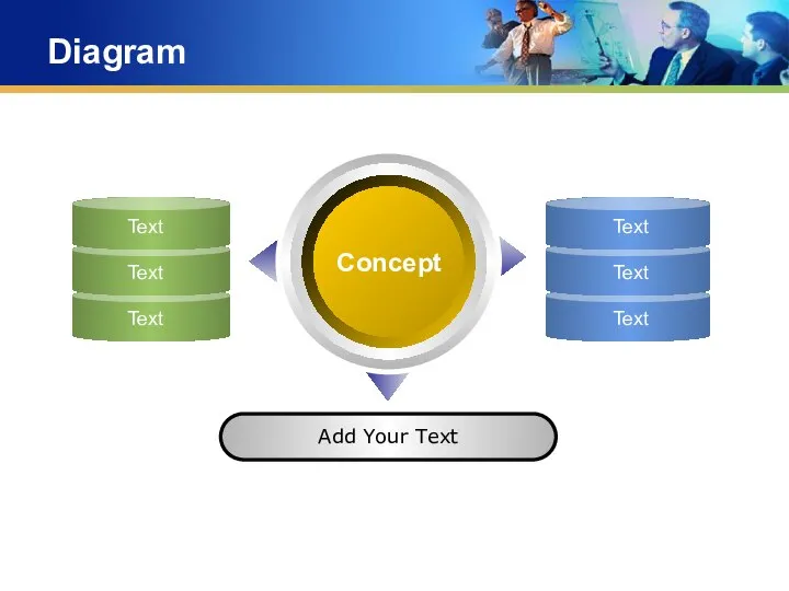 Diagram Concept Add Your Text Text Text Text Text Text Text