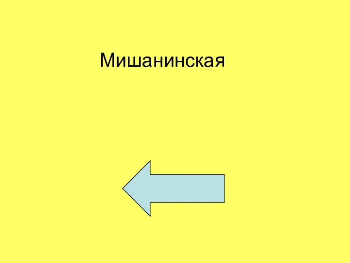 Мишанинская