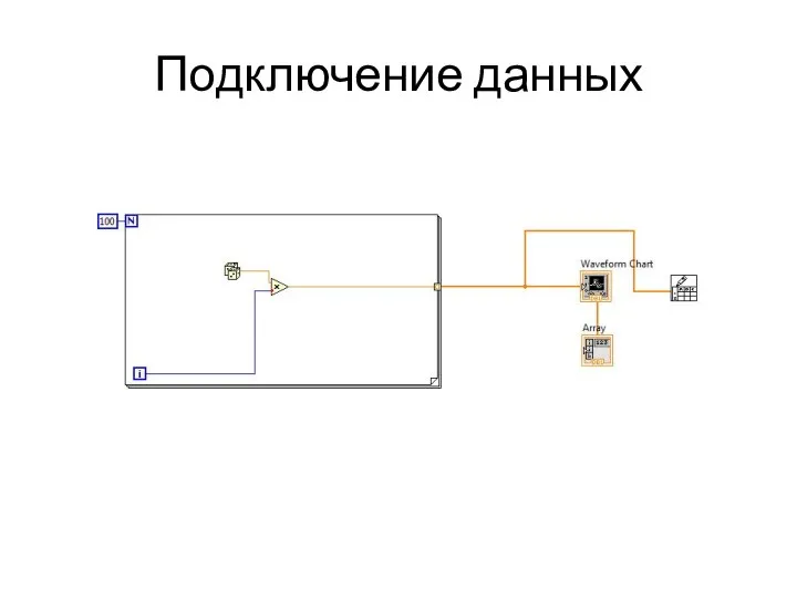 Подключение данных