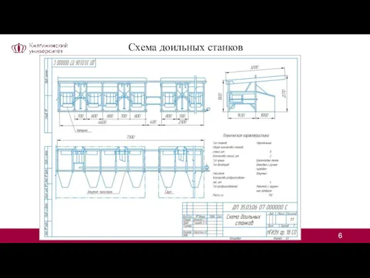 Схема доильных станков