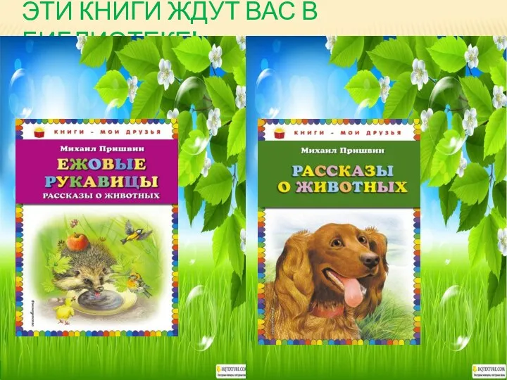 ЭТИ КНИГИ ЖДУТ ВАС В БИБЛИОТЕКЕ!