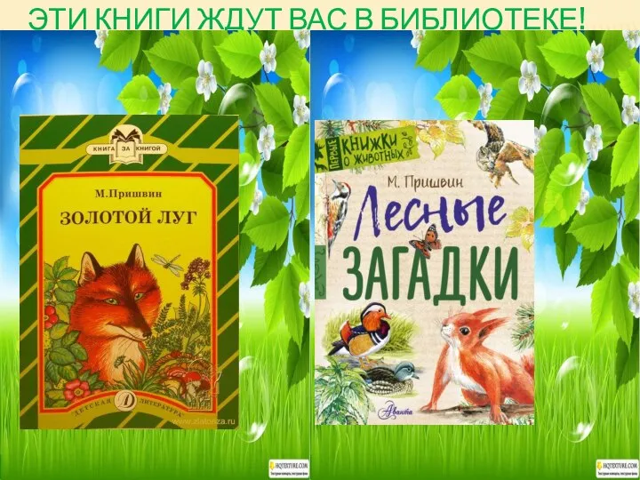 ЭТИ КНИГИ ЖДУТ ВАС В БИБЛИОТЕКЕ!