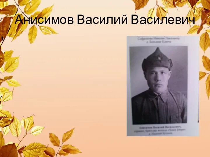 Анисимов Василий Василевич