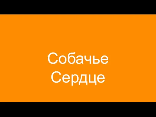 Собачье Сердце