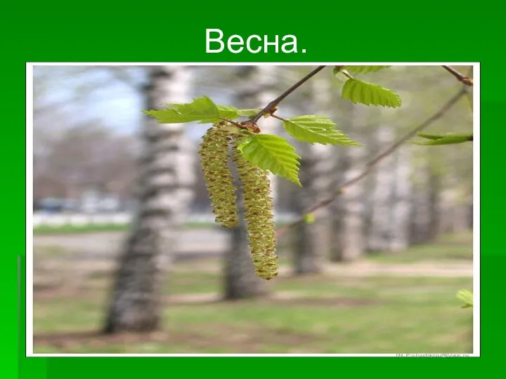 Весна.