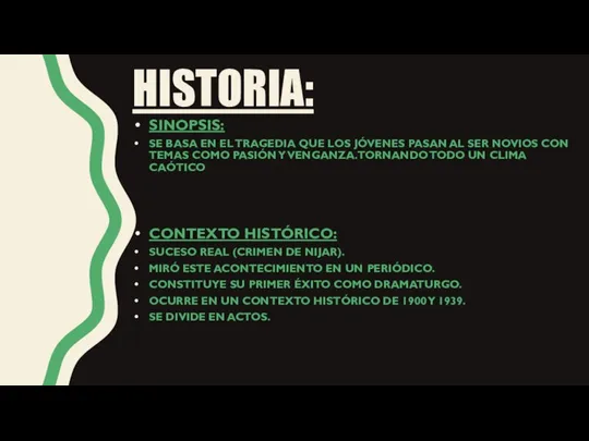 HISTORIA: SINOPSIS: SE BASA EN EL TRAGEDIA QUE LOS JÓVENES PASAN