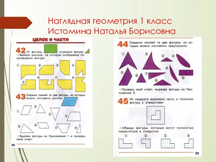 Наглядная геометрия 1 класс Истомина Наталья Борисовна