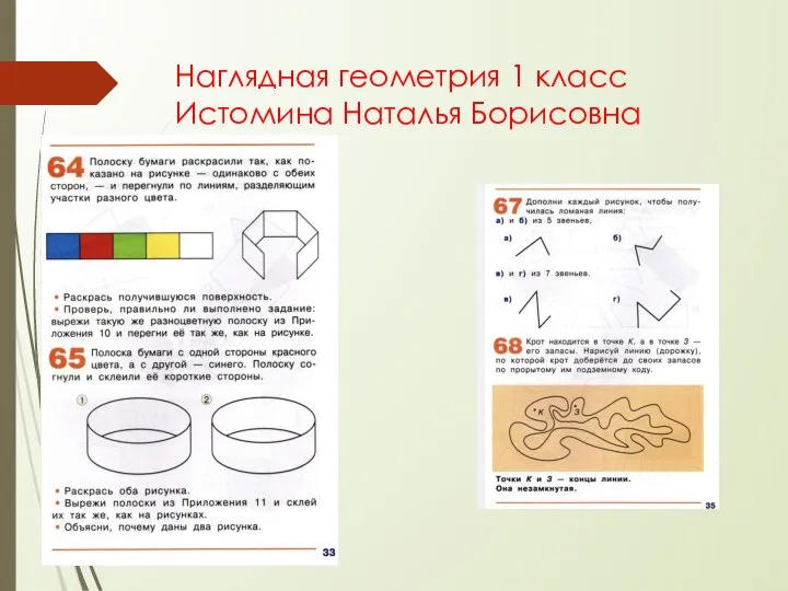 Наглядная геометрия 1 класс Истомина Наталья Борисовна