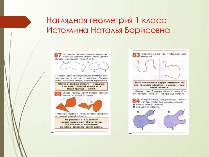 Наглядная геометрия 1 класс Истомина Наталья Борисовна