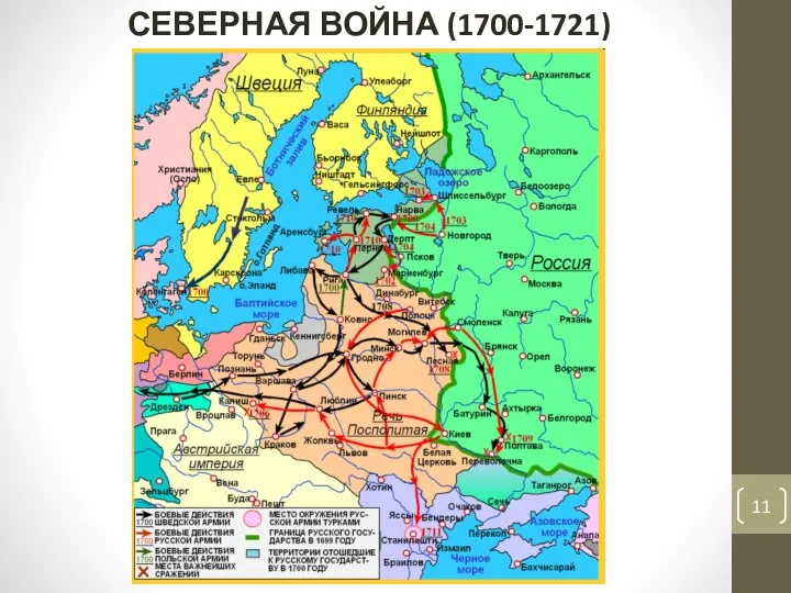 СЕВЕРНАЯ ВОЙНА (1700-1721)