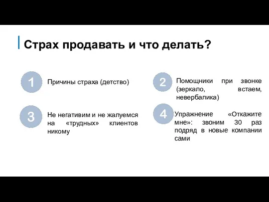 Страх продавать и что делать? Не негативим и не жалуемся на