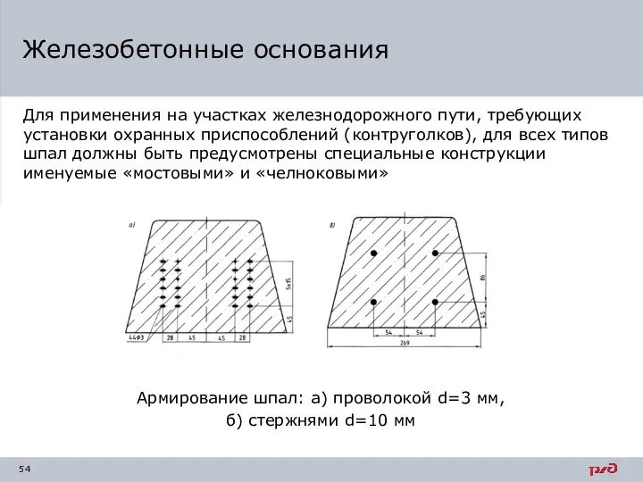 Для применения на участках железнодорожного пути, требующих установки охранных приспособлений (контруголков),