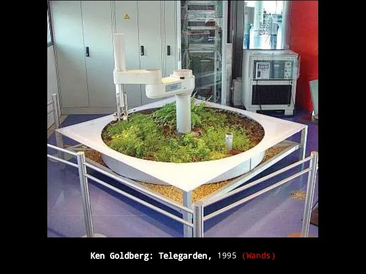 Ken Goldberg: Telegarden, 1995 (Wands)