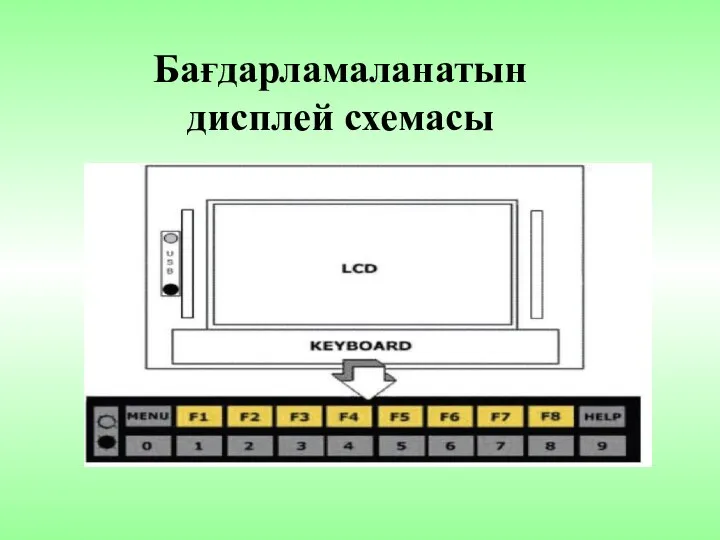 Бағдарламаланатын дисплей схемасы