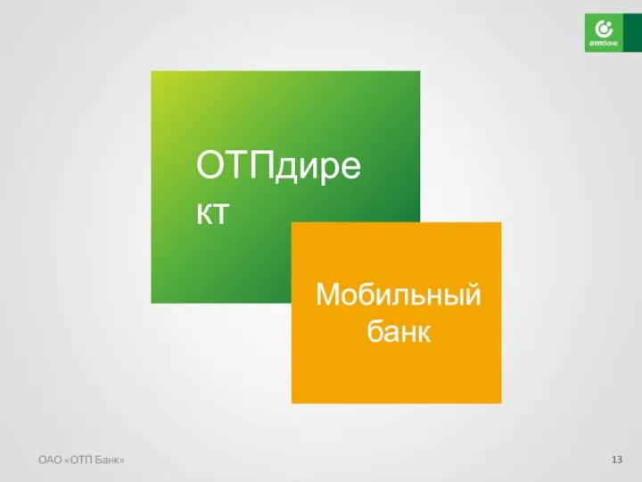 ОАО «ОТП Банк» ОТПдирект Мобильный банк