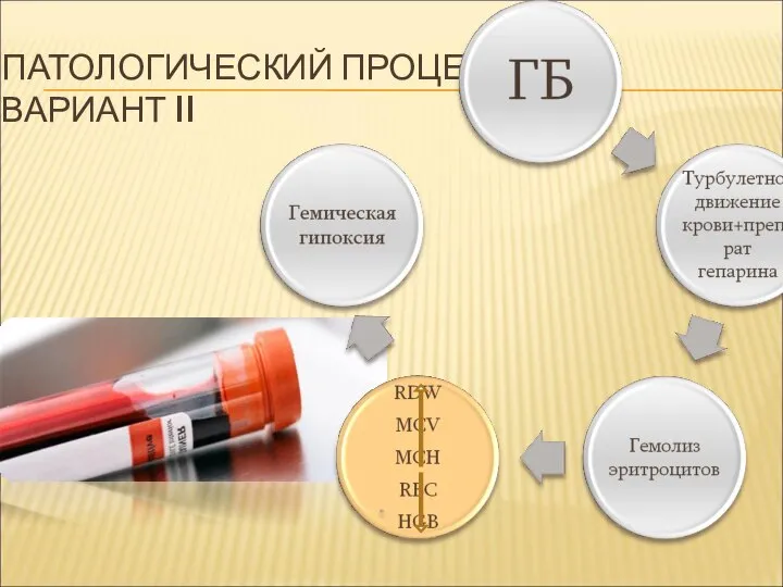 ПАТОЛОГИЧЕСКИЙ ПРОЦЕСС. ВАРИАНТ II