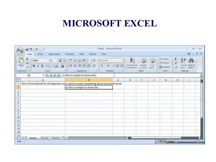 MICROSOFT EXCEL