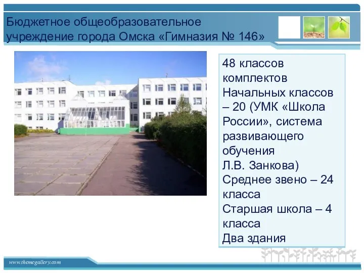 Бюджетное общеобразовательное учреждение города Омска «Гимназия № 146»