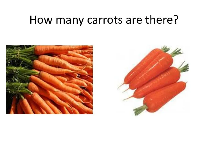 How many carrots are there?