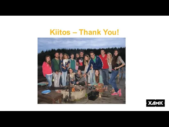 Kiitos – Thank You!