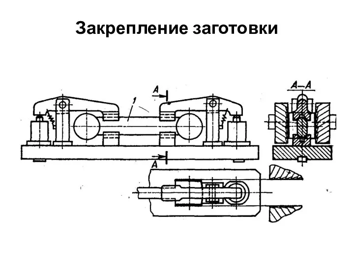 Закрепление заготовки