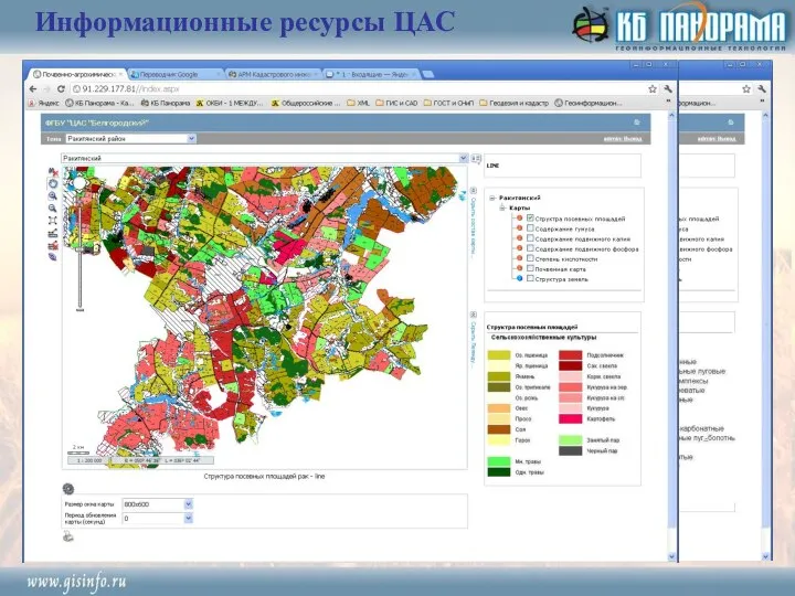 Информационные ресурсы ЦАС