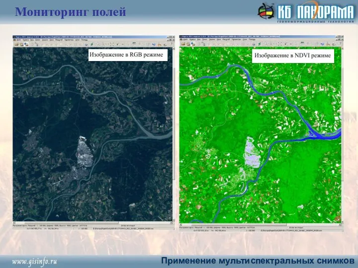 Мониторинг полей Применение мультиспектральных снимков