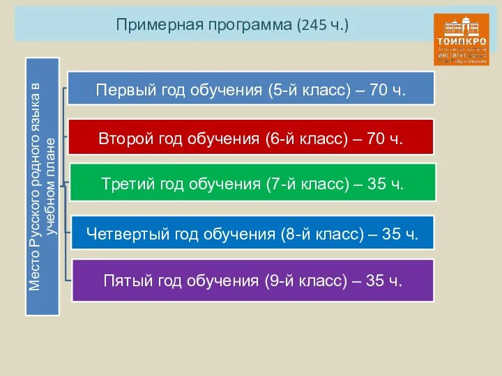 Примерная программа (245 ч.)