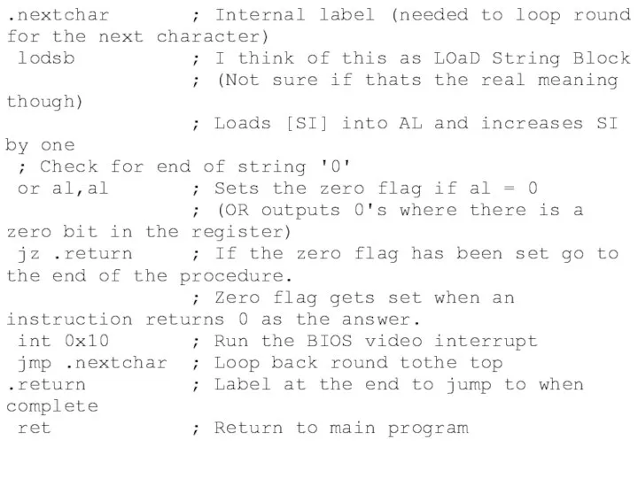 .nextchar ; Internal label (needed to loop round for the next