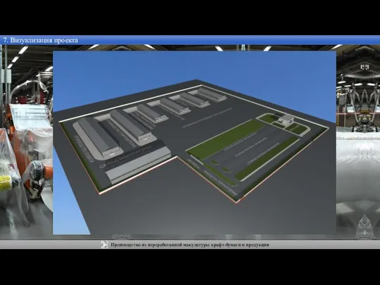 Производство из переработанной макулатуры крафт-бумаги и продукции 7. Визуализация проекта