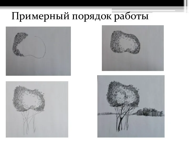 Примерный порядок работы