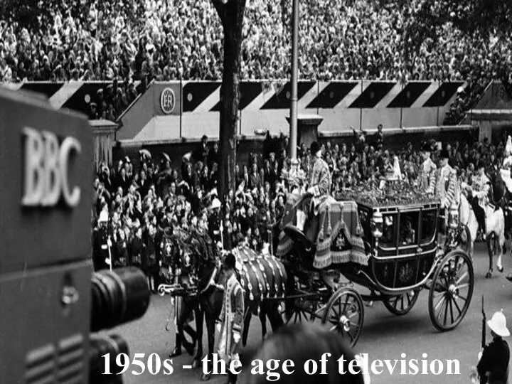 1950s - the age of television