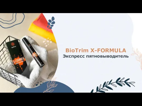 BioTrim X-FORMULA Экспресс пятновыводитель