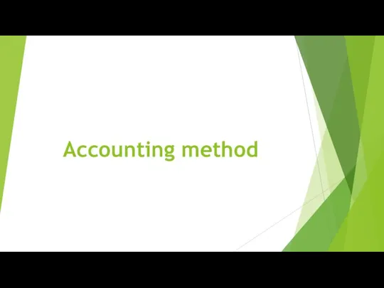 Accounting method