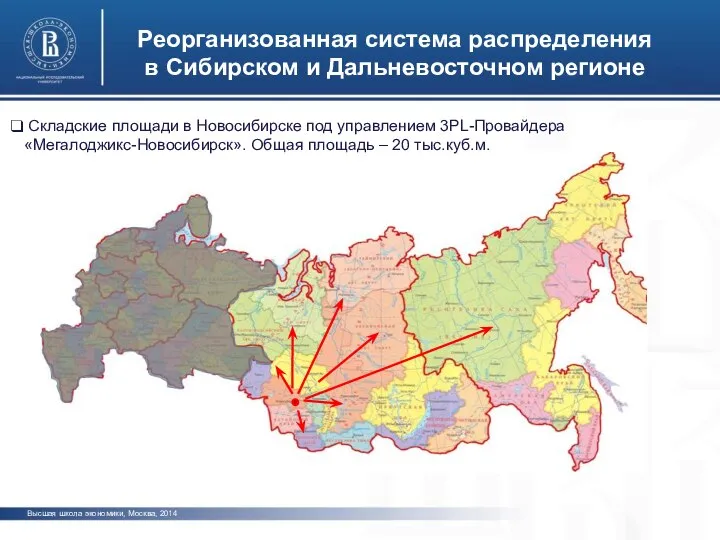 Реорганизованная система распределения в Сибирском и Дальневосточном регионе Высшая школа экономики,