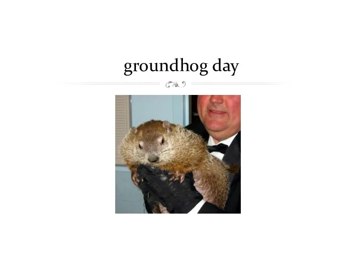 groundhog day