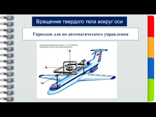 Гироскоп для по автоматического управления Вращение твердого тела вокруг оси