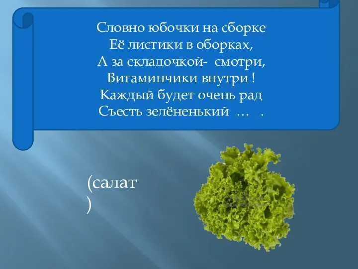 Словно юбочки на сборке Её листики в оборках, А за складочкой-