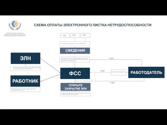 ЭЛН Медицинская организация оформляет ЭЛН и направляет его в информационную систему