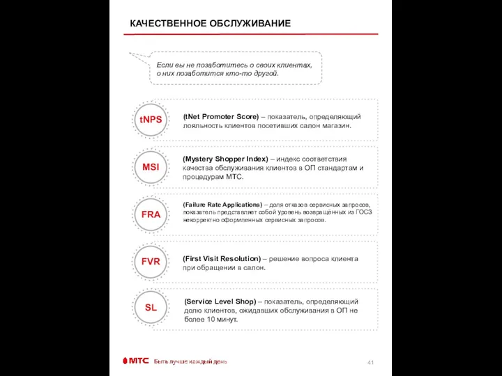 КАЧЕСТВЕННОЕ ОБСЛУЖИВАНИЕ Если вы не позаботитесь о своих клиентах, о них