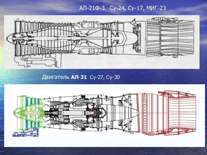 Двигатель АЛ-31 Су-27, Су-30 АЛ-21Ф-3. Су-24, Су-17, МИГ-23